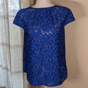 J Crew Floral Blouse sz 4